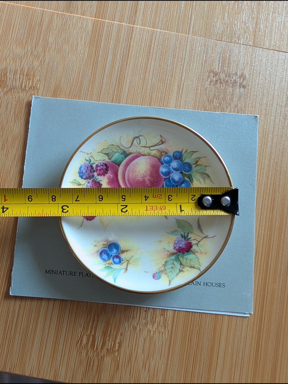 Vtg Mini Plate - Picture 7 of 7